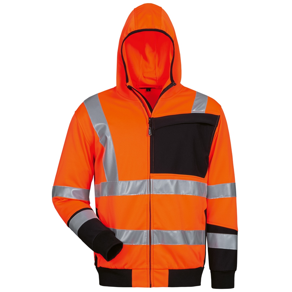 pics/Feldtmann 2016/Körperschutz 01/elysee/warnschutzjacken/elysee-22608-janto-warnschutz-fleecejacke-mit-kapuze-orange-schwarz-iso-20471-klasse3-2.jpg